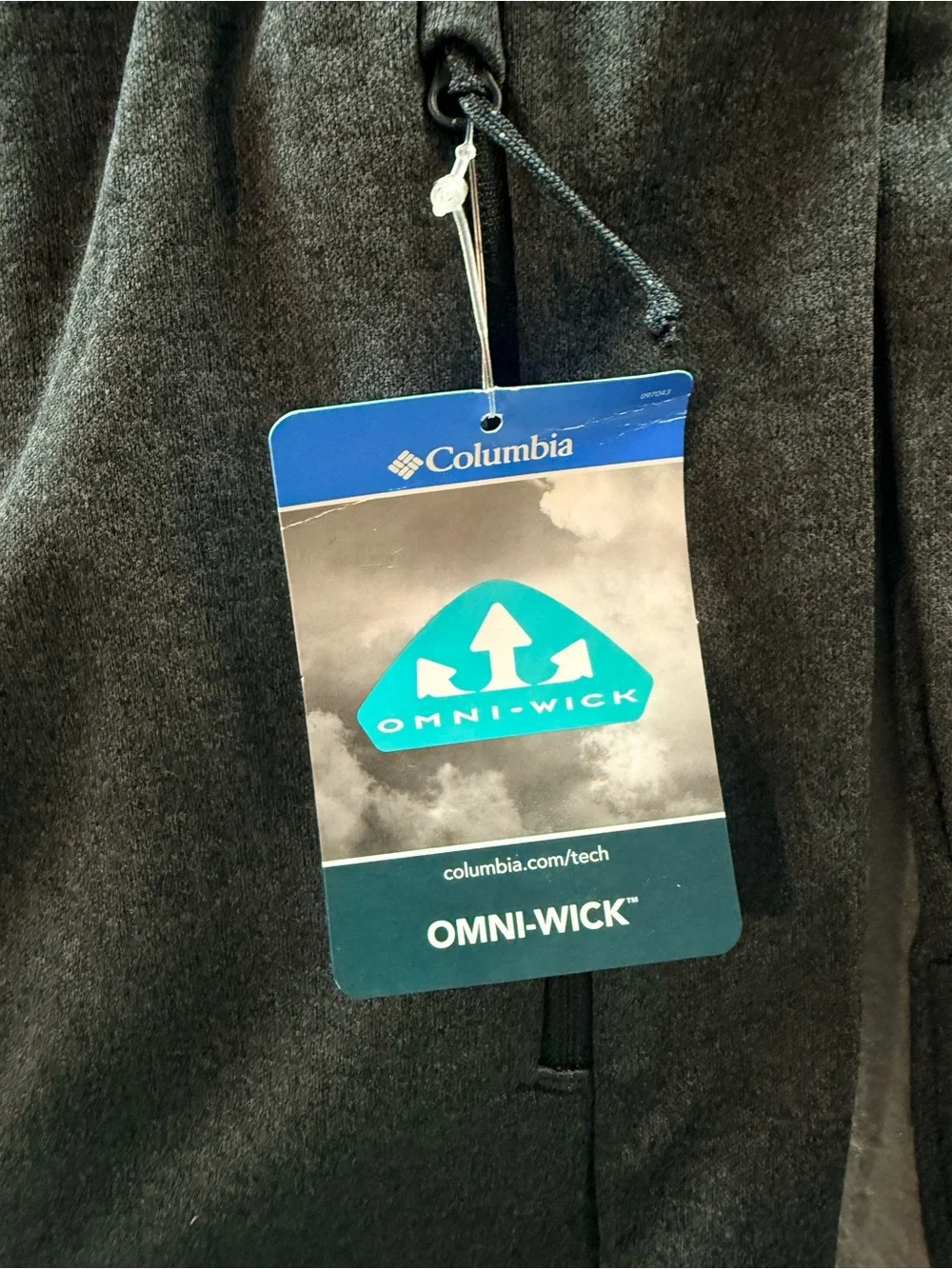 Columbia Men's Charcoal Hooded Full-Zip Jacket